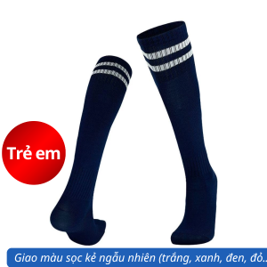 [HỎA TỐC] Tất thể thao trẻ em vớ bé trai bé gái 10 - 15 tuổi màu đen trắng xám xanh vàng cam đỏ cổ cao dưới gối qua gối