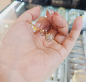 GELANG BANGLE WANITA TERBARU DAN KECE ADA SURAT DAN BISA JUAL LAGI