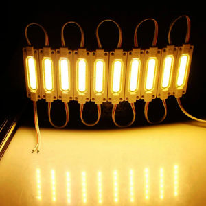12V COB LED Modules Advertising Luminous Characters Backlight Modules IP65 Waterproof White Red Blue Green Yellow Super Bright For Bus Lorry Trailer Warning Lamp Stop Light