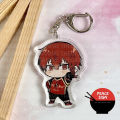 Móc khóa BLUE LOCK Michael Kaiser Alexis Ness Ranze Kurona in hình anime chibi mica trong acrylic keyring dễ thương. 