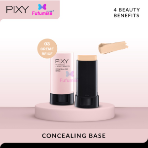 PIXY Concealing Base 9g ( UV Whitening 4 Beauty Benefits concealer stick ) (BPOM)