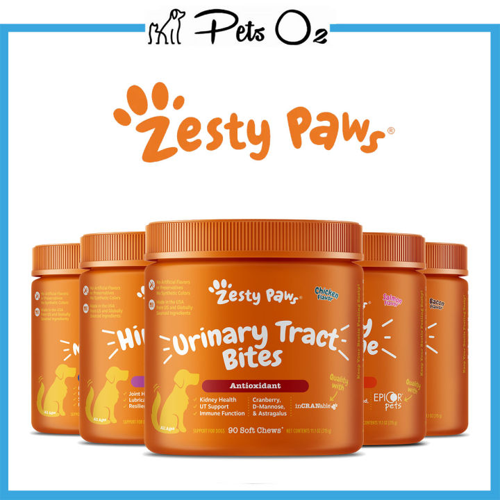 Zesty Paws Multivitamin Bites for Dogs Vitamins, Glucosamine
