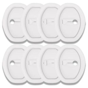 4/8Pcs Car Door Lock Cover Protect Buckle Cover Latch Stop Anti Rust Silica Gel Car Accessories for Toyota Camry Highlander RAV4 C-HR