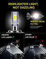 1 Pair LED Car Headlight 12000LM Auto LED Headlight H4 H1 H3 H7 H8 H9 H11 H16 9005 HB3 9006 HB4 3000K 4300K 6000K 8000K 15000K. 