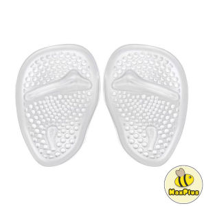 MaxPlus Reusable Women Clear Silicone High Heel Insoles Pad Foot（1 pair）Protection Anti Slip Shoe Insoles