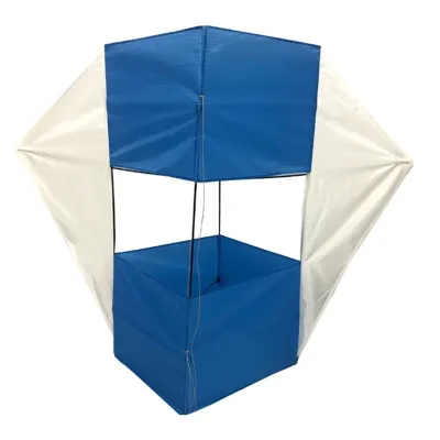 DE Summer Outdoor Cube Box Shape Kite Large Huge Outdoor Soft Flying Kite for Kids and Adults Camping Picnics Outdoor To
