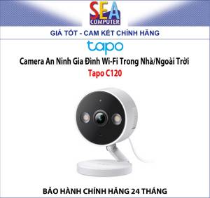 Camera An Ninh Gia Đình Wi-Fi Trong Nhà/Ngoài Trời Tapo C120 4.0MP