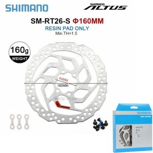 Đĩa Phanh Xe Đap SHIMANO Deore Rotor SM RT56 RT26 160/180mm 6 Ốc Phanh Đĩa ALTUS RT10 Vặn Center Lock Chính hãng Full Box Cho Phanh Dầu Deore/XT