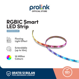 Prolink Smart Lampu LED Light Strip 2M EXTENTION | RGBWW IoT WiFi BT | To decorate House Kitchen Working Station Gaming PC 2M-EXT