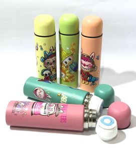 Tumbler LABUBU 550ml Stainless Steel Botol Minum Portable Aesthetic Kekinian