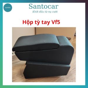 Hộp tỳ tay Vinfast Vf5 cao cấp bệ tỳ tay Vf5 Kibbet hàng theo xe - Santocar