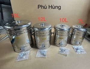 bình chứa inox 304 bình đựng nước inox 304 có vòi