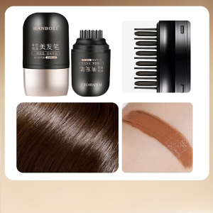 หวีย้อมผมแบบกันน้ำ กันเหงื่อ ปากกาย้อมผมติดทนนาน สารสกัดจากพืช เหมาะสำหรับผมหงอก ปิดผมหงอก ปากกาจัดแต่งทรงผมไม่ซีดจาง