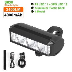 2026 Bicycle Light Front 5200Lumen LED Bike Light 8000mAh Waterproof Flashlight MTB Road Cycling Rechargeable Lamp Bike Accessories