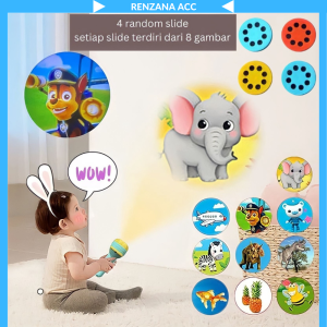 NEW 2024 - Mainan Anak Senter Proyektor / Fun Flashlight / Mainan Proyektor Gambar / Mainan Edukasi