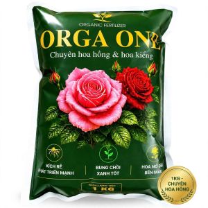 Phân Bón Hữu Cơ Nhập Khẩu Hàn Quốc ORGA ONE (Túi 1kg) - Chuyên Hoa Hồng & Hoa Kiểng Kích Rễ Mạnh Bung Chồi Xanh Tốt