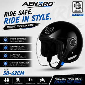 AENXRD Mens Full Face Motorcycle Helmet 52-62 Size Sun Visor Women General Windproof and Waterproof Durable Full Face Helmet