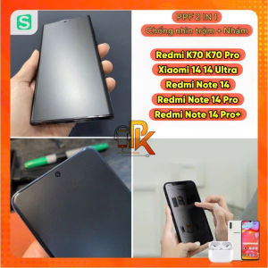 Miếng dán PPF 2 IN 1 Nhám Chống Nhìn Trộm Xiaomi 14 xiaomi 14 Ultra Redmi K70 K70 Pro Redmi Note 14 Note 14 Pro Note 14 Pro Plus