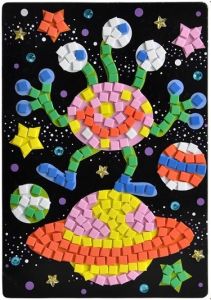 SG Ready Stock Mosaic Foam Stickers*Art and Craft*Goodie Bag*Stickers*Foam art*Mosaic art*Jigsaw puzzle*Gift