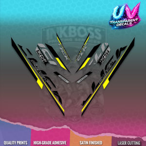 CLICK 125 V3 UV TRANSPARENT DECALS (2026 VIETNAM STYLE 001) MotoKits By Inkboss Creations