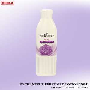 ENCHANTEUR Set Perfumed Talcum Alluring 125g Lotion 250ml and Long Lasting Perfume