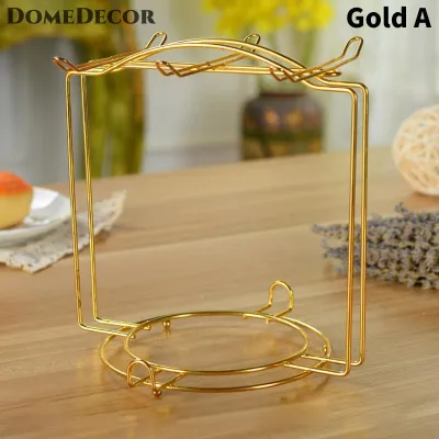 DomeDecor ชั้นวางถ้วยกาแฟและจานรอง6ชั้นวางแก้วแบบทันสมัยทนทานสำหรับวางแก้ว