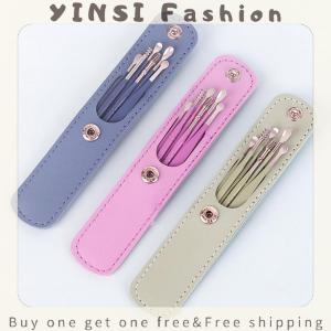YINSI Ear Cleaner Wax Pickers Earpick Wax Remover Curette Ear Pick Cleaner Kit Spoon Care Ear Clean Tool