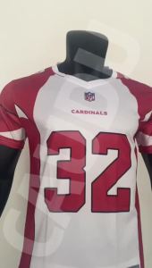 Jeans Fritz Arizona Cardinals #32 NFL Football Jersey Dri Fit Breathable Sports T-Shirt for Men