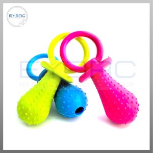 Rubber Chewing Toy Pacifier for Pets - Durable and Unique Design