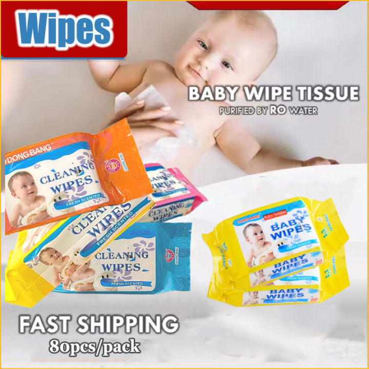 Sleep Baby 80pcs Baby Wipes Packs Packs Wet Tissue for - Main Image