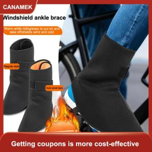 【CANAMEK 】 Windproof Ankle Protector Warm Leg Covers Waterproof Cold Proof Foot Gear For Motorcycle Riding Skiing Outdoor Winter Sports