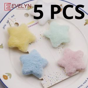 Evelyn 5 colors Kawaii Cute Plush Star Hairpins Bangs hair clip Doll Girls and Childrens Headwear Decoration Gifts Love and Deepspace Xavier Zayne Rafayel ralayo Doll hair clip