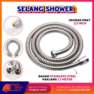 Selang Shower Fleksibel 1.2 meter/ Selang Jet Bidet Shower Murah Full Panjang 1.2 meter