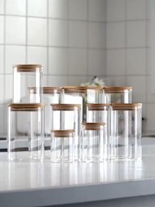 Seasoning Bottle Glass Jar Condiment Spice Kitchen Organizer Storage Container Botol Bekas Rempah Balang Kaca