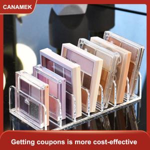 【CANAMEK】 Acrylic Nhỏ Gọn Eyeshadow Palette Organizer Hiển Thị Khay Lưu Trữ Hộp Mỹ Phẩm Giá Trang Điểm Công Cụ Chủ Ngăn Kéo Tổ Chức
