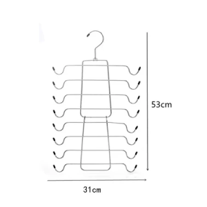 MEILKEA Underwear Hanger Rack Suspender Hanger Multi-layer Bra Underwear Hanger Scarf Tie Hanger