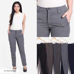 Celana Wanita Kerja Kantoran / Formal / Celana Bahan Terbaru Kekinian Model SlimFit C011 CELANA KERJA WANITA CELANA KANTOR WANITA MODEL RESLETING DAN KARET Celana Bahan Kerja Wanita / Kantoran . ( UKURAN S - 5L ) celana kantor terbaru 2022 kekinian