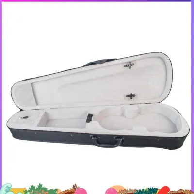 Hộp đựng đàn violin chuyên nghiệp hình tam giác - Hộp cứng đàn violin - Bên trong màu bạc - Phụ kiện đàn violin mới