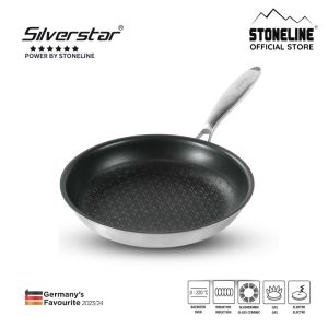 SILVERSTAR® Stainless Steel Frying Pan | withoud lid