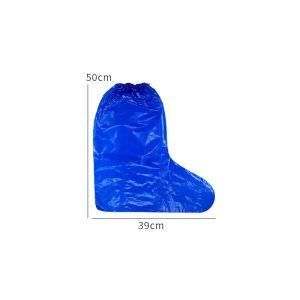 【♡Lovely girls house♡】Disposable Shoe Covers Waterproof Shoe Covers Rainy Day Thickened Long Tube Outdoor Drifting Plastic Boots Covers