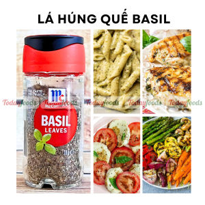 Lá Húng Quế Basil Leaves {McCormick} 10G - Làm Pesto Pizza Margherita Caprese Salad Món Nướng