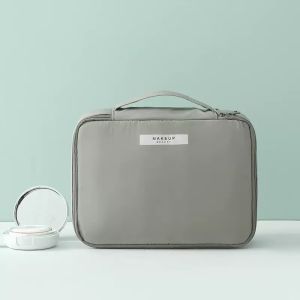 I-FASHION Makeup bag with large capacity multifunctional portable Korean style simple makeup storage