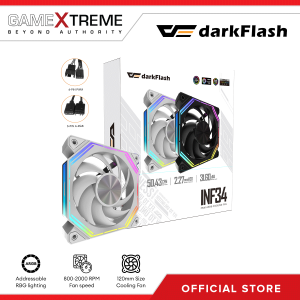DarkFlash Infinity 34 Single 120MM ARGB Cooling Fan