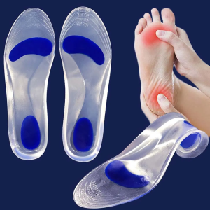 Silicone Gel Medical Insoles for Shoes Men Women Flat Foot Arch Support Orthopedic Insoles for Plantar Fasciitis Relief Shoe Pad2026