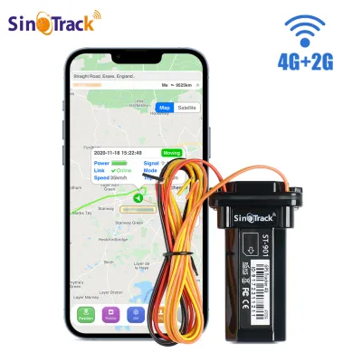 SinoTrack Original Newest 2G+4G GPS Tracker ST-901L for Car vehicle Mini Waterproof Device Motorcycle Locator with Free Tracking