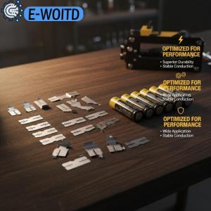 E-WOITD  18pcs Lithium Battery Holder Case for 15x18650 Cells with BMS PCBA Nickel Connector Sturdy DIY Power Bank Solution