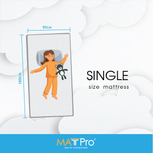 MATTPro S7 Zone/12” Spring Mattress/Balanced Medium-Firm Support/90-Night Sleep Trial/10-Year Warranty/Free Delivery (WM)