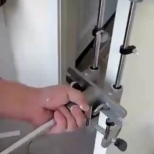 Mortice Lock Jig Set Mortiser Locksmith Woodworking Wood Door Fitting Slot Drill Carbide with Wrench
