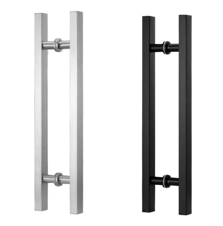 【MC】Heavy duty stainless steel matte black and sanding silver push pull