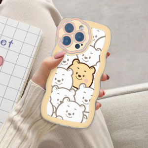 Ốp lưng điện thoại iphone viền sóng hinh gấu vàng dành cho ip 7plus/8plus/x/xs/xr/xsmax/11/12/13/14/pro/max/plus/promax - Shopbo247